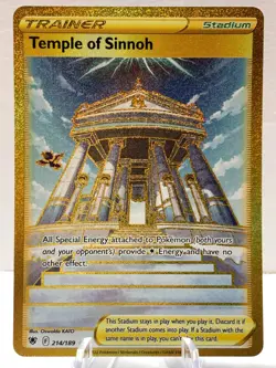 Pokemon Temple of Sinnoh 214/189 Astral Radiance Sword & Shield SECRET RARE - Image 2