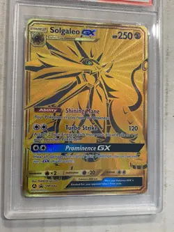 2019 Pokemon Black Star SM104a FA/Solgaleo GX Promo Hidden Fates PSA Mint 9 - Image 2