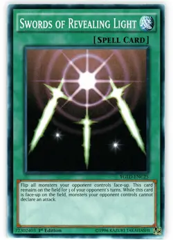 Swords of Revealing Light - YGLD-ENC25 - Common - 1st Edition NM Yugioh Yugi's L - Image 1