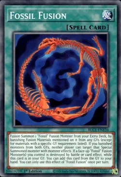 Fossil Fusion - 1st Edition BLC1-EN134 - NM - YuGiOh - Image 1