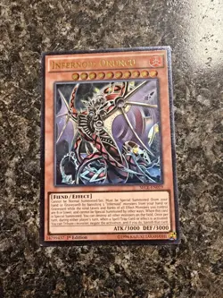 Yugioh Infernoid Onuncu - SECE-EN019 - 1st Ed. Ultimate Rare - LP - Image 1