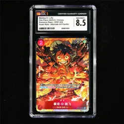 CGC 8.5 NM/MINT+ 2022 One Piece CHN Monkey D.Luffy OP01-024 SR - Image 2