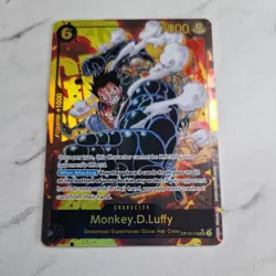OP10-118 Monkey.D.Luffy SEC Alt Art One Piece TCG English Card - MINT - Image 1