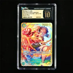 CGC 10 Pristine 2025 One Piece JPN Monkey D.Luffy OP13-118 SEC - Image 1