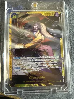 Crocodile -OP14-120 SEC One Piece TCG The Azure Sea's Seven Foil - Image 1