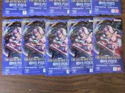 (10) One Piece TCG: The Azure Sea's Seven Sleeved Booster OP-14 English. - Image 3