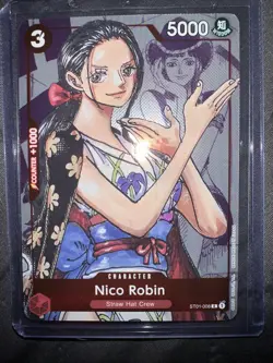 Nico Robin ST01-008 25th Anniversary One Piece Promotion Card - Image 3