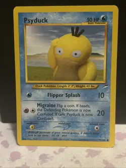 Pokemon Card - Psyduck Neo Destiny 79/105 Common Non Holo - Image 1