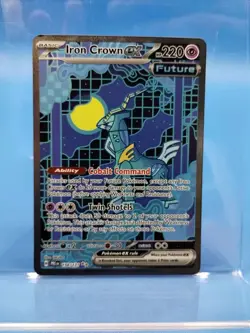 Pokemon TCG Iron Crown EX Prismatic Evolutions Card Sir 158/131 Mint Condition - Image 1