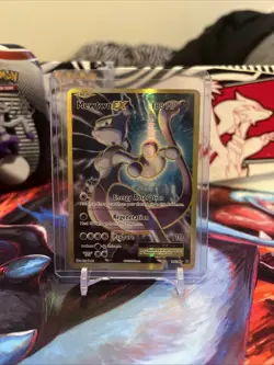 Pokemon Mewtwo EX TCG Full Art Holo Ultra Rare Card 103/108 Evolutions - Image 1