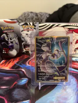 Pokemon Mewtwo EX TCG Full Art Holo Ultra Rare Card 103/108 Evolutions - Image 2