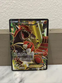 RARE Groudon EX 150/160 Full Art Ultra Rare Pokemon Card 2015 XY Primal Clash HP - Image 3