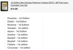 Pokemon- TCG Trading Cards 636996769739 - Image 1