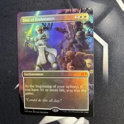 MTG - Test of Endurance - Dominaria Remastered - Borderless FOIL - Near Mint NM - Image 2