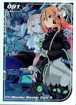Blaster Master Zero 2 #091 Silver Limited Run Games Trading Card New Mint - Image 1