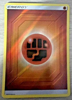 Pokemon TCG Fighting Reverse Holo Energy Card Sun & Moon Hidden Fates 2019 - Image 1