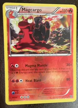 Magcargo 21/146 Reverse Holo Rare Pokemon Card XY Base Set - EXC LP - Image 1