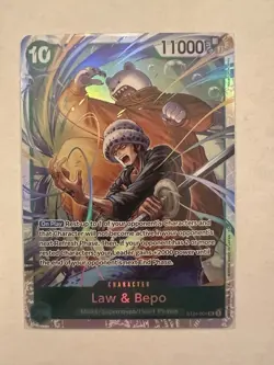 Law & Bepo ST24-004 (SR) English- NM One Piece TCG Card Game Starter - Image 1