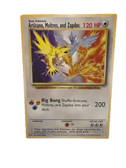 Articuno, Moltres, and Zapdos (Warner Bros. Promo) Jumbo Cards Regular Hp - Image 1
