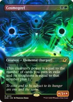 MTG - Cosmogoyf - Borderless Foil - Edge of Eternities - Magic the Gathering - Image 1