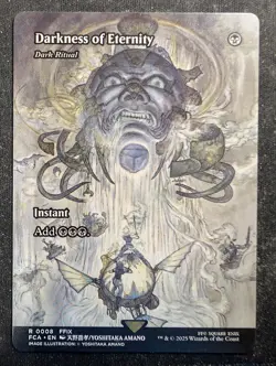 Darkness of Eternity (Dark Ritual) - Borderless - UB Final Fantasy (MTG) - Image 1