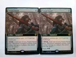 MTG - 2x Vorpal Sword - Foil Promo - NM - Image 1