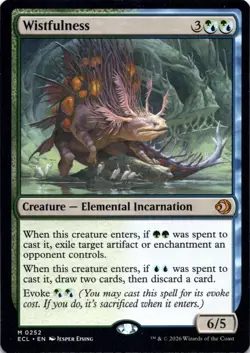 Wistfulness Lorwyn Eclipsed Magic MTG NM - Image 1