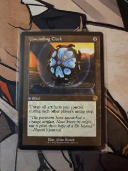 MTG Unwinding Clock The Brothers' War - NM Retro Frame Regular - Image 1