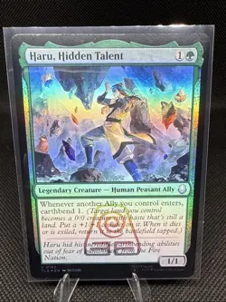 Haru, Hidden Talent | 0182 | MTG | Avatar: The Last Airbender | Foil - Image 1