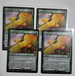 Magic MTG Final Fantasy Traveling Chocobo Mythic Rare Playset x4 NM Non Foil - Image 1