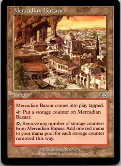 MTG Mercadian Masques Mercadian Bazaar LP X3 - Image 3