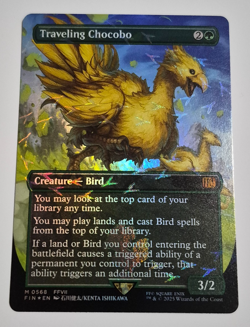 Magic MTG Final Fantasy Traveling Chocobo Track Foil Mythic Rare Pack Fresh NM - Image 1