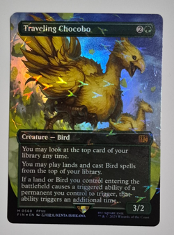 Magic MTG Final Fantasy Traveling Chocobo Track Foil Mythic Rare Pack Fresh NM - Image 3