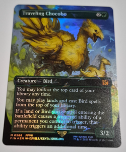 Magic MTG Final Fantasy Traveling Chocobo Track Foil Mythic Rare Pack Fresh NM - Image 4