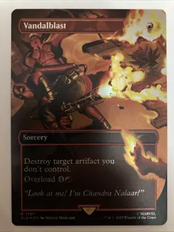 Vandalblast #1757 FOIL 2025 Magic The Gathering Deadpool Secret Lair Drop - Image 1