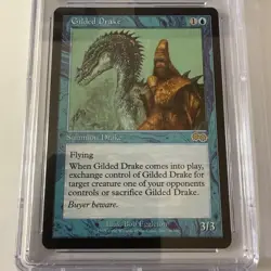 GILDED DRAKE Urza's Saga Rare Reserved List CGC 8.5 NM/Mint+ - Collector Piece - Image 3