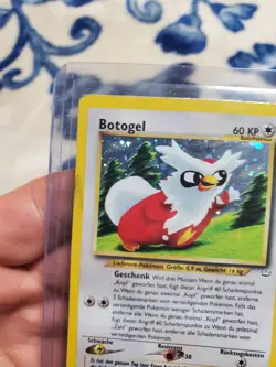 HEAVY PLAYED HOLO Pokemon Card botogel 5/64 Neo Revelation Holo GERMAN - Image 4