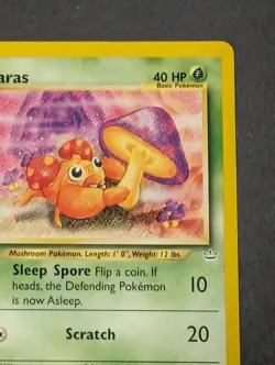 Paras 47/64 Neo Revelation 1st Edition Wotc Pokemon TCG Mint Common Card - Image 3