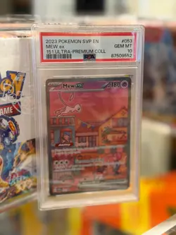 2023 POKEMON SVP PROMO 151 ULTRA-PREMIUM COLLECTION #053 MEW EX PSA 10 - Image 1