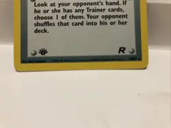 Pokemon TCG Rockets Sneak Attack 16/82 Holo 1st Edition Rare - Image 3