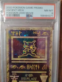 2000 Pokemon TCG Ancient Mew Movie Promo PSA 8 NM-MT - Image 1