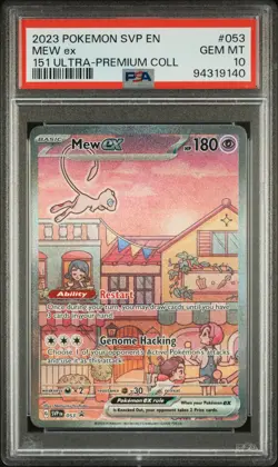 Mew Ex 151 Ultra-Premium Coll Pokemon Black Star Promo SVP053 PSA 10 - Image 1