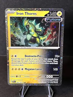 Iron Thorns - Temporal Forces 62/162 Cosmos Holo Rare - Mint - Pokemon TCG - Image 2