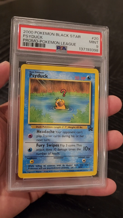 PSYDUCK PROMO - PSA MINT 9 - 2000 POKEMON BLACK STAR PROMO POKEMON LEAGUE - #20 - Image 2