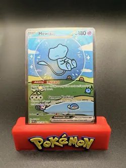 Pokemon Mew ex 232/091 SV:Paldean Fates Holo (Bubble Mew) (Near Mint) SIR RARE - Image 1