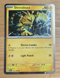 HD Holo Electabuzz 125/165 Promo - Pokemon 151 - Image 1