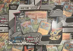 Pokemon TCG Victini Illustration Collection Box Black Bolt & White Flare SEALED - Image 1