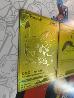 Pokemon Celebrations Pikachu V & PokeBall Gold Promos SWSH 145 & 146 NM - Image 4