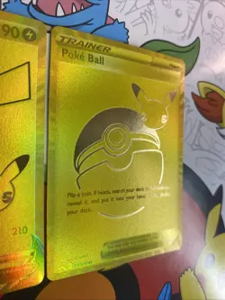 Pokemon Celebrations Pikachu V & PokeBall Gold Promos SWSH 145 & 146 NM - Image 5