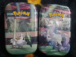 Pokemon TCG 2 Galarian Mini Tins Sealed - Image 1